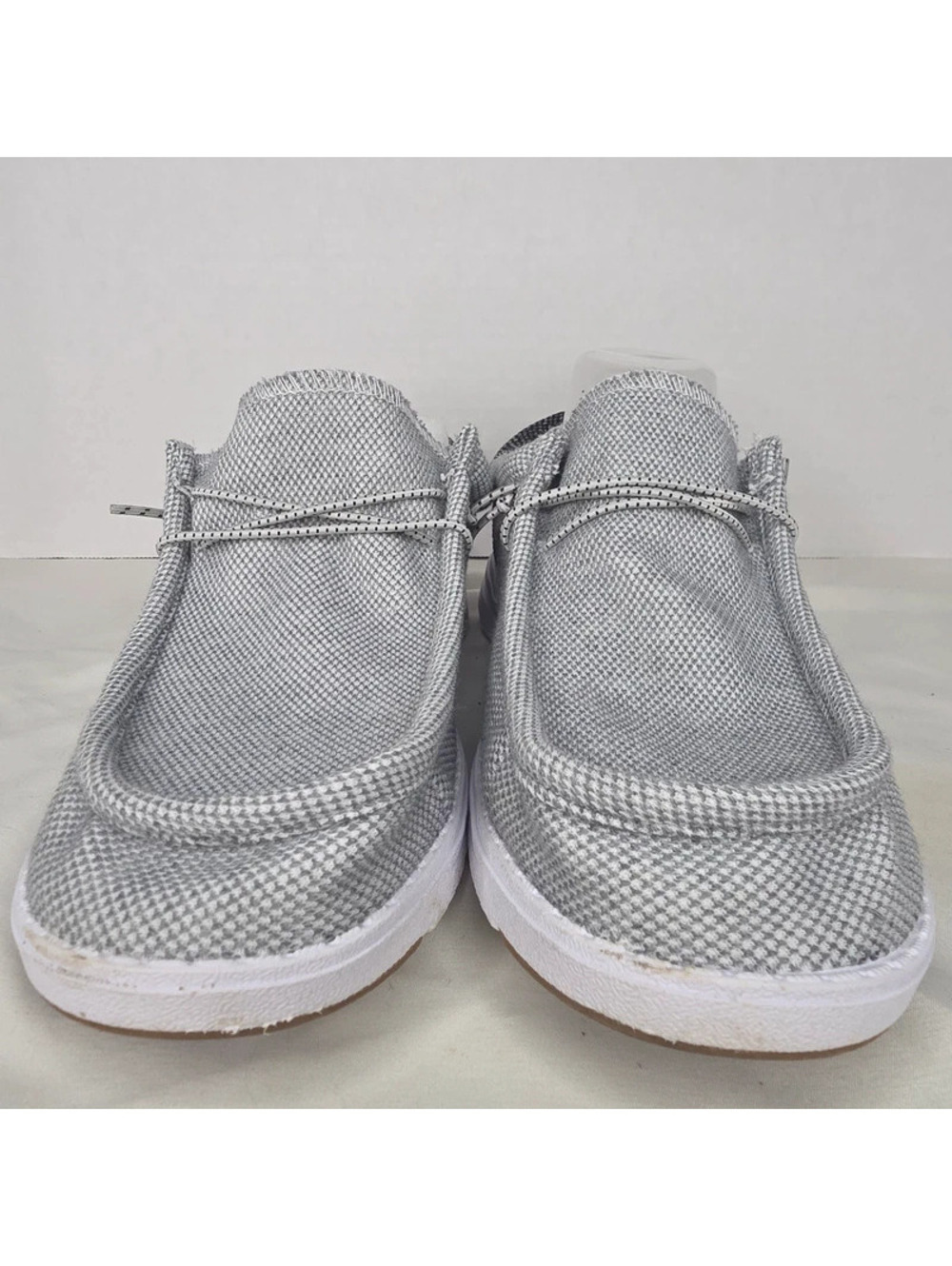 Bruno Marc SBLS2302M Mens 10.5 Gray Knit Slip On Loafers Casual Shoes